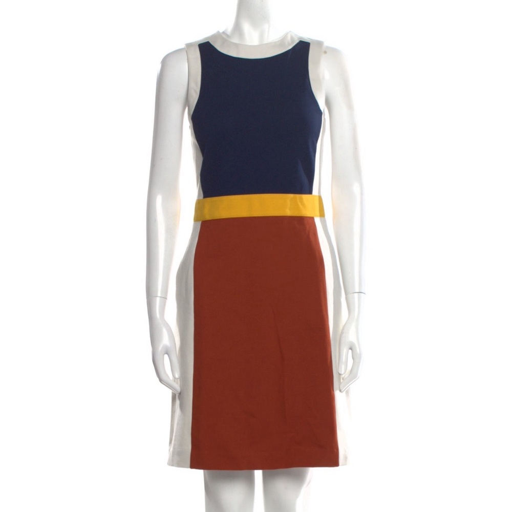 TORY BURCH Mya Sleeveless Colorblock Dress